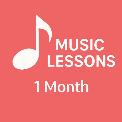 Music Lessons - 1 Month (4 Lessons)