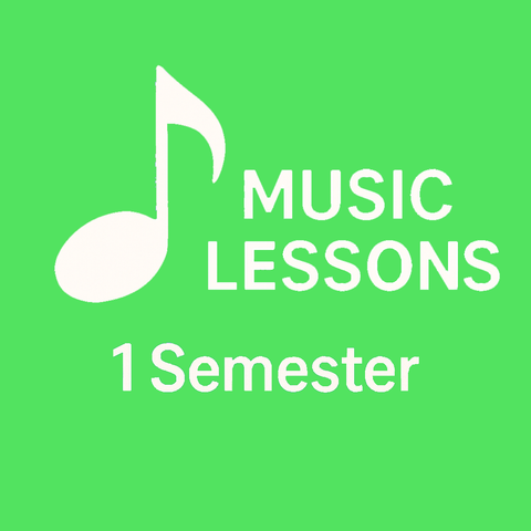 Music Lessons - 1 Semester (20 Lessons)